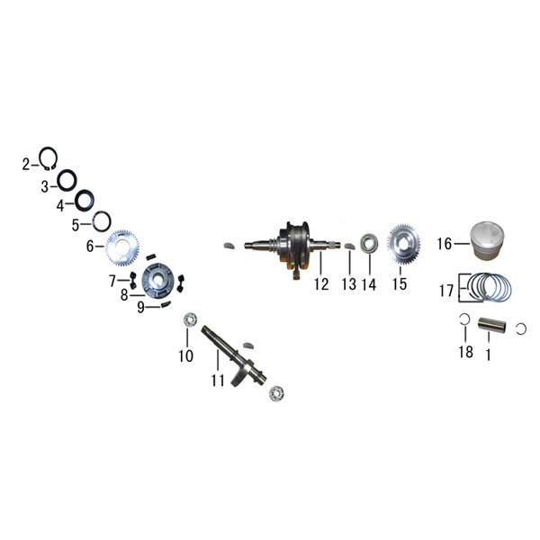 Crankshaft-Piston