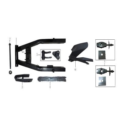 Rear Fork & Chaincase