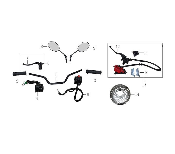 Steering Bar & Switch