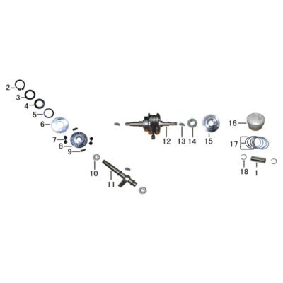 KP-150 CRANKSHAFT PISTON