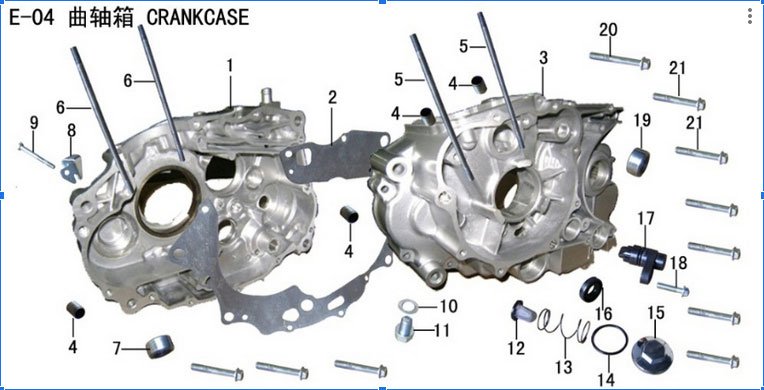 Xpect - 150 CRANKCASE